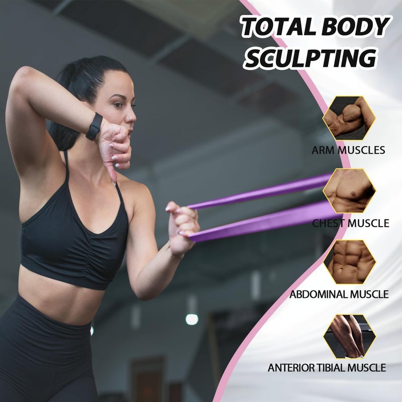 Leekey Resistance Bands, Exercise Bands,Pull Up Assist Bands - Bands for Working Out,Band for Men and Women Fitness Training, Physical Therapy,Home Workouts - Image 3